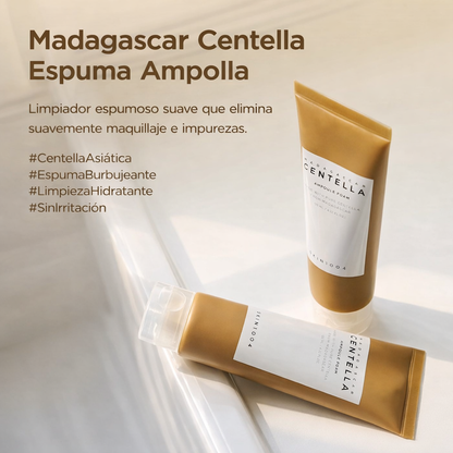 Espuma de ampolla Centella de Madagascar