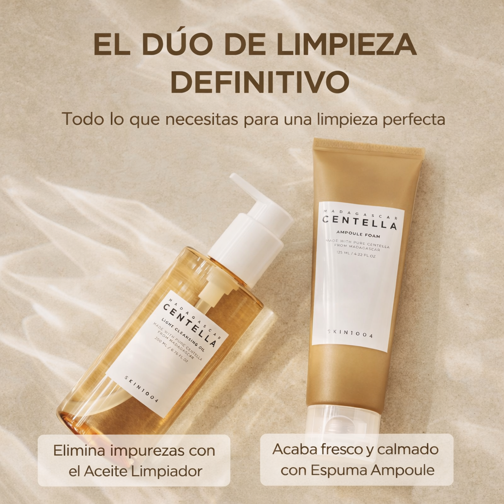 Espuma de ampolla Centella de Madagascar